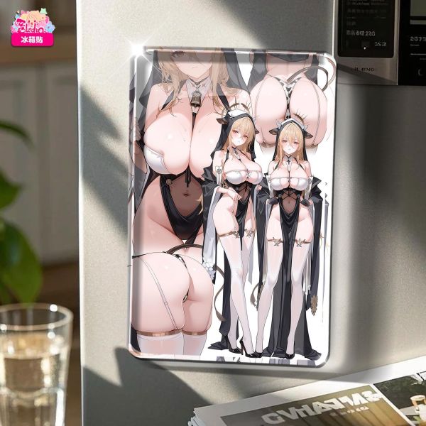 【海外代購】阿喵畫社 禮服獅怨仇雙聯 8k主題高清壓克力 冰箱貼 