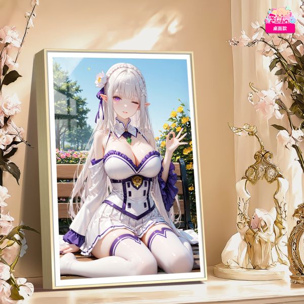 【海外代購】阿喵畫社 花海 愛蜜莉雅 8k超大高清裝飾畫 午睡毛毯  書桌掛毯 床頭地墊 