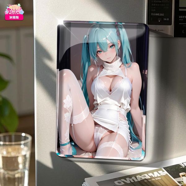 【海外代購】阿喵畫社 白絲 初音未來裝飾畫 初音未來 