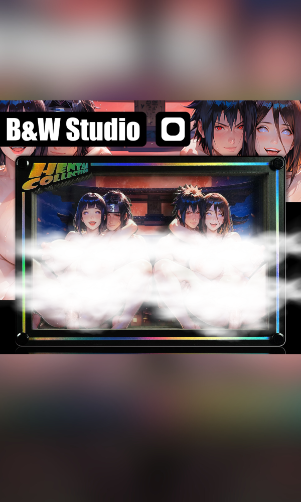 【海外代購】黑白畫映B&W Studio Ben's Delusion Ben的妄想世界系列桌面裝飾卡磚第十八彈 宇智波VS日向 