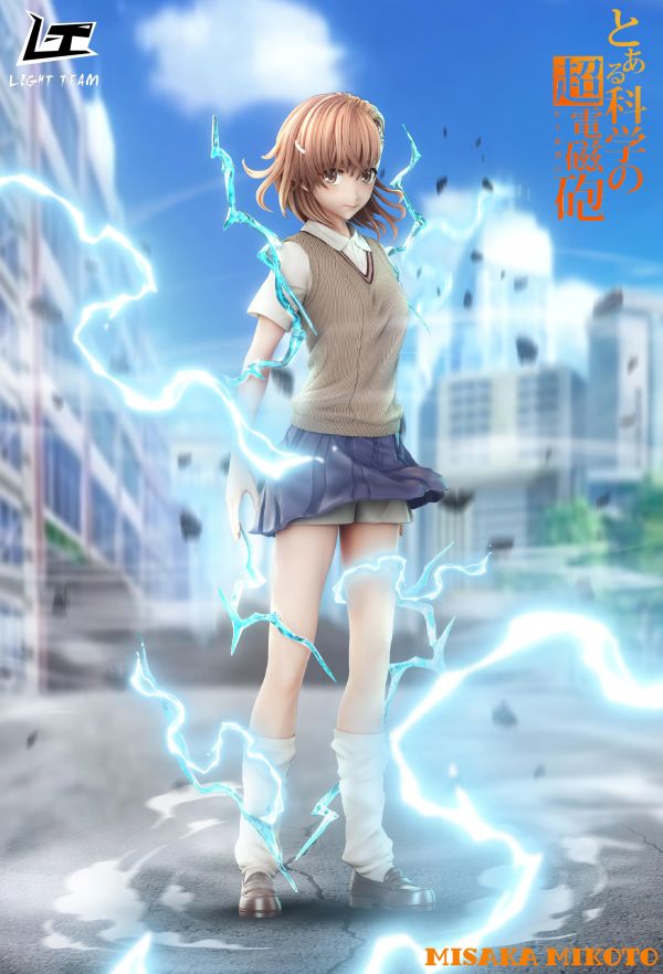 【預定】Light team 輕型小組 日系單人物典藏雕像系列第一彈 學園都市No.3 常盤台の超電磁砲 
