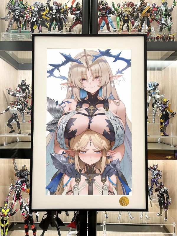 【海外代購】星空 《大小卡提希亞》鳴潮Cartethyia芙露德莉絲殉道聖女遊戲動漫二次元裝飾畫 