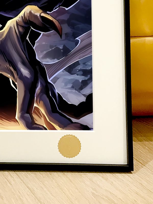 【海外代購】星空 《餓狼師徒》邦古ONE PUNCHMAN一拳超人一擊男Garou二次元裝飾畫 