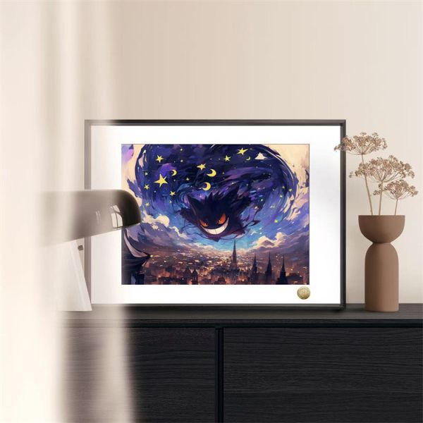 【海外代購】皇呱 星空耿鬼 梵谷裝飾畫 01 