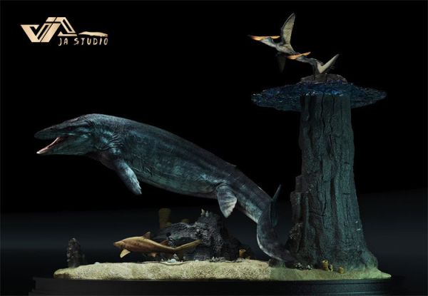 【預定】JA 第三款古生物雕像 霍夫曼滄龍 卡律布狄斯 