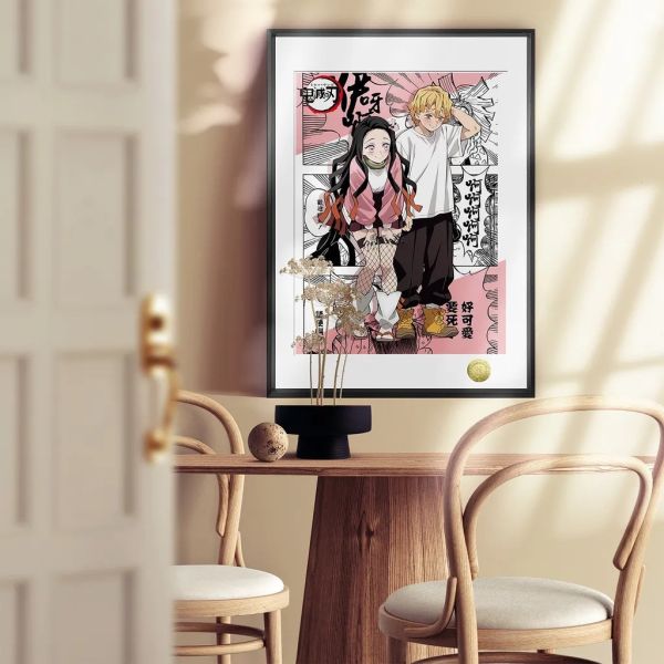 【海外代購】皇呱《鬼滅CP組》周邊裝飾畫 午睡毯 地毯 