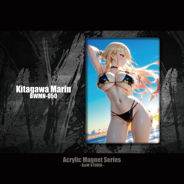 【海外代購】黑白畫映 B&W Studio 喜多川海夢亞克力冰箱貼 BWMN-050 