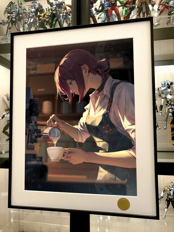 【海外代購】星空《咖啡師蕾塞》Chainsaw Man電鋸人Reze瑪奇瑪早川秋電次鏈鋸人動漫裝飾畫 