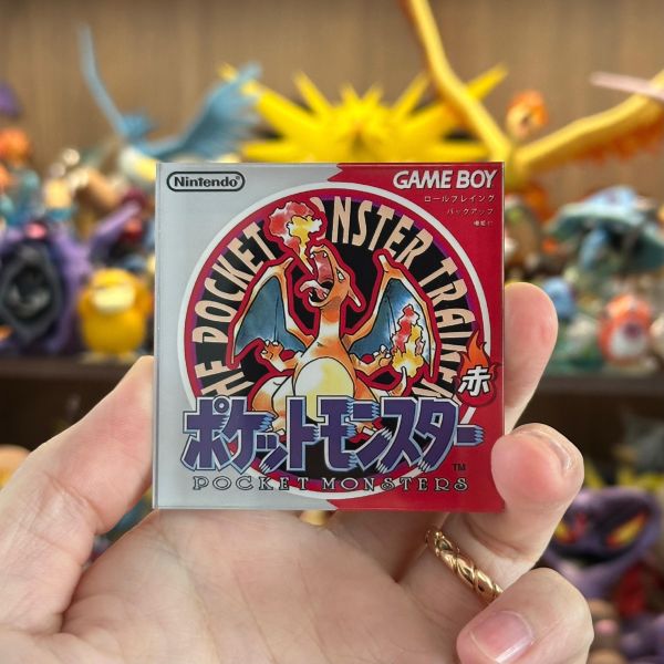 【預定】口袋時光愛好者工坊 Pokemon Time Sa1tan PTS 日版GBA卡帶壓克力磚冰箱貼（紅/藍/綠/黃/金/銀） 