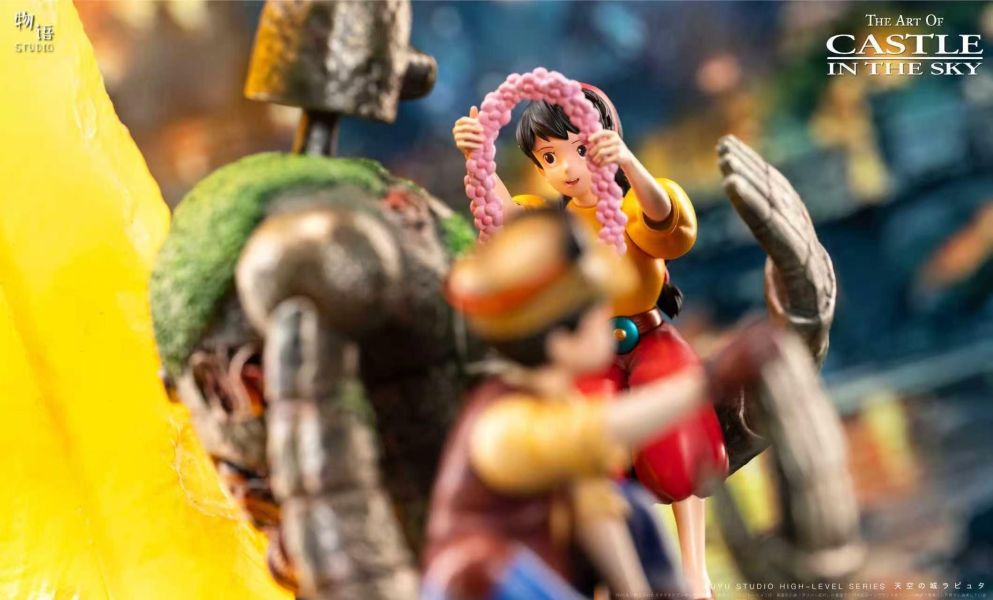 【預定】物語 宮崎駿桌面系列06 天空之城/愛的擁抱 