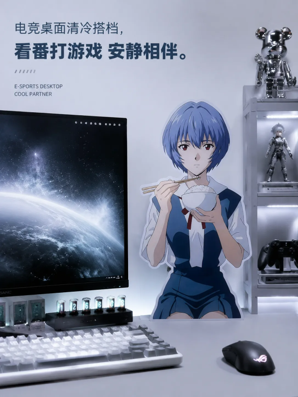 【海外代購】千鳥社 《綾波麗吃飯 立牌》 