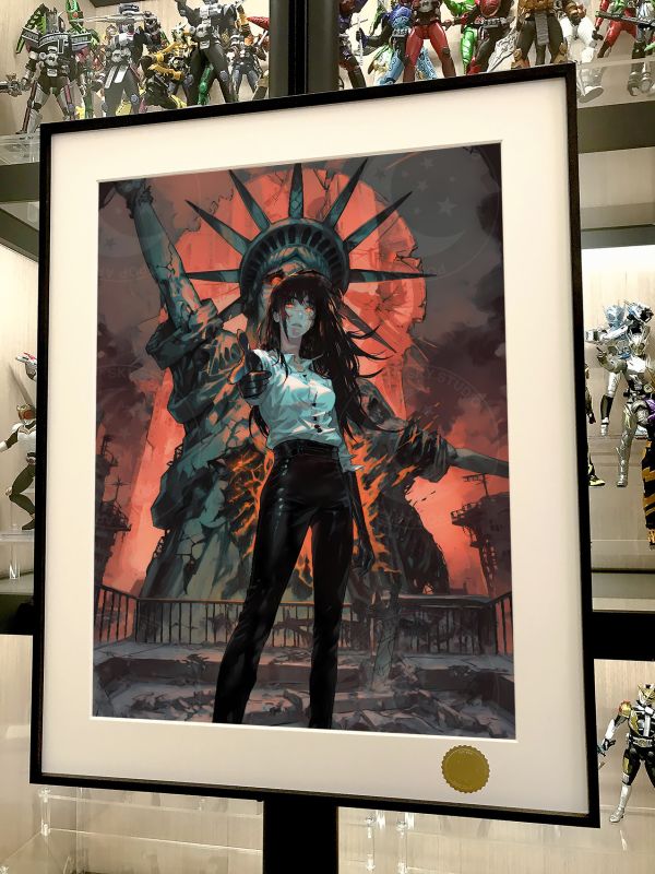 【海外代購】星空 《三鷹朝》正義惡魔瑪奇瑪三鷹亞砂帕瓦電次早川秋電鋸人蕾塞篇動漫裝飾畫