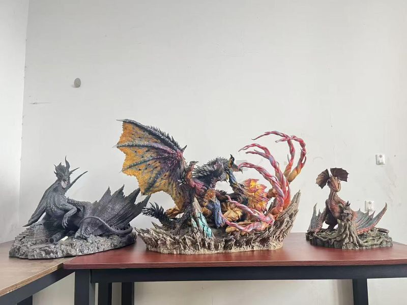 【預定】龍之邊境 DragonFrontier 魔物獵人 姦世滅盡龍VS天地煌啼龍 MonsterHunter (Ruiner Nergigante VS Shara Ishvalda) 