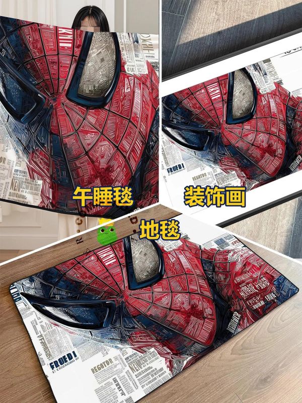 【海外代購】皇呱《超英蜘蛛俠》漫威裝飾畫 午睡毯 地毯 