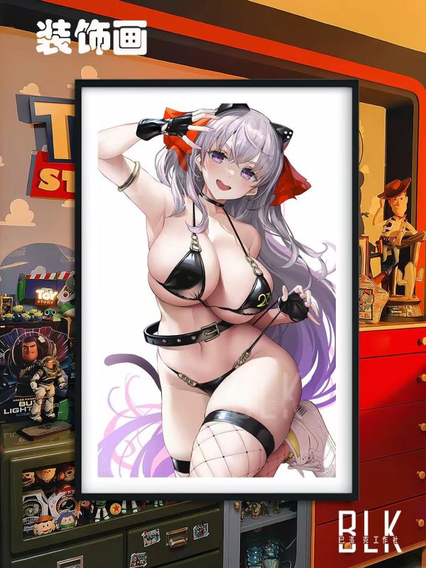 【海外代購】巴洛克 《BB》Fate黑衣的少女Game Master遊戲動漫裝飾畫冰箱貼 