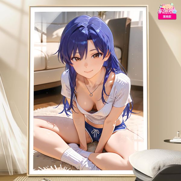 【海外代購】阿喵畫社 偶像大師 迎辰 如月千早 新品8k主題高清裝飾畫 午睡毛毯 冰箱貼 