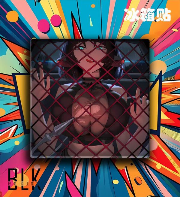 【海外代購】巴洛克 簡杜絕區零Jane Doe弗蘭克艾瑪遊戲裝飾畫/冰箱貼 