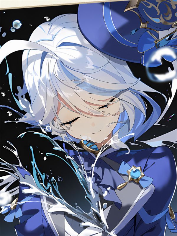 【海外代購】星空 芙寧娜 不休獨舞 裝飾畫 