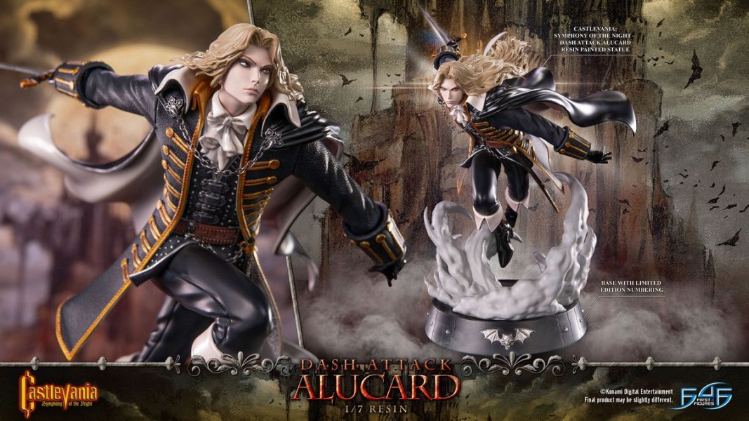 【預定】First 4 Figures 惡魔城 月下夜想曲 ALUCARD 阿魯卡多 