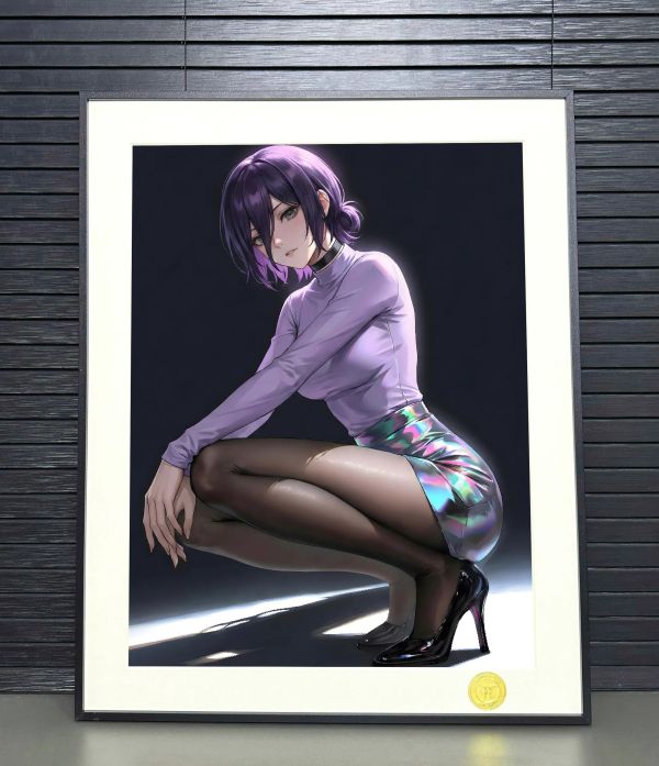 【海外代購】H2 《時尚蕾塞》鏈鋸人蕾塞波姆炸彈惡魔裝飾畫 