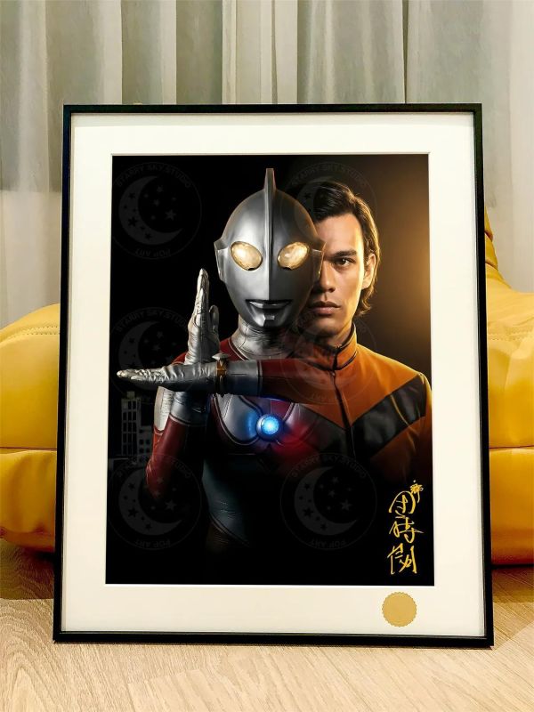 【海外代購】星空《傑克奧特曼》鄉秀樹初代奧特曼裝飾畫 