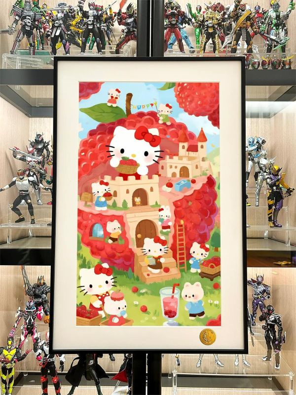 【海外代購】星空 《荔枝kitty》Hello Kitty三麗鷗裝飾畫 