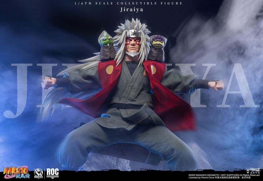 【預定】Rocket Toys 《火影忍者 疾風傳》 自來也 可動人偶 