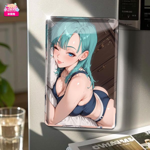 【海外代購】阿喵畫社 動畫冰箱貼第五十六彈龍珠布瑪純享版龍珠 高透壓克力磁吸冰箱貼 