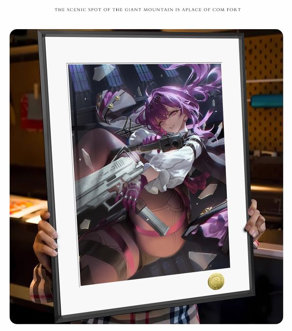 【海外代購】皇呱 《星核獵手卡芙卡》崩壞：星穹鐵道又帥又魅星核獵人卡芙卡週邊裝飾畫 午睡毯 地毯 