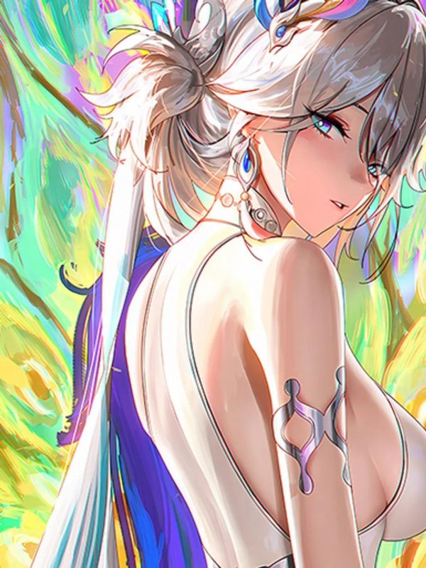 【海外代購】巴洛克 《爻光》崩壞：星穹鐵道裝飾畫冰箱貼 
