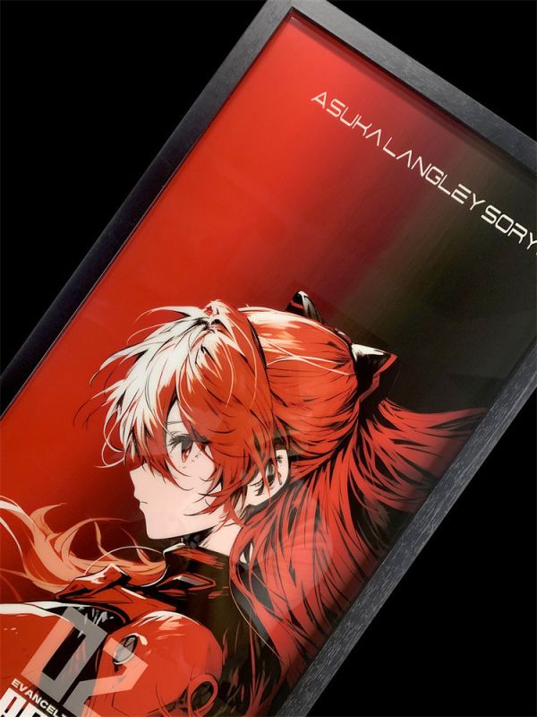 【海外代購】萌萌匠 EVA 新世紀福音戰士明日香綾波麗導光畫 