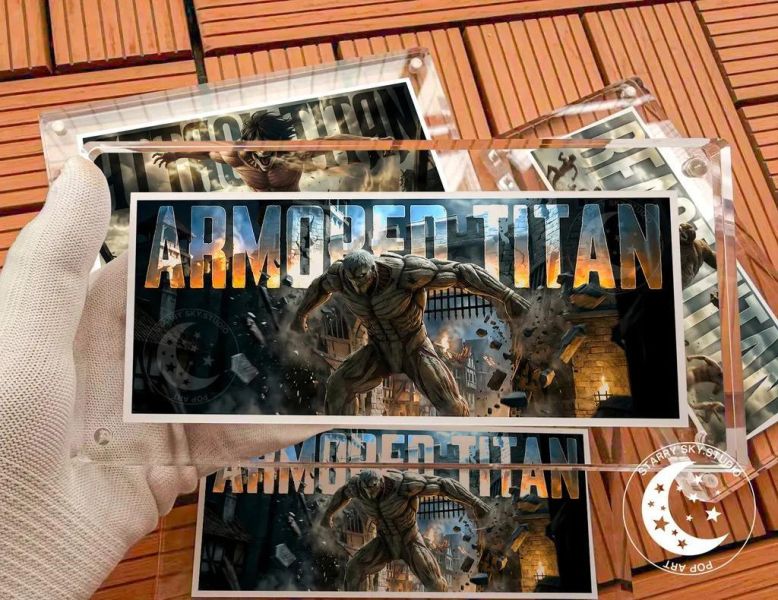 【海外代購】星空《九大巨人迷你版畫》進擊的巨人裝飾畫 