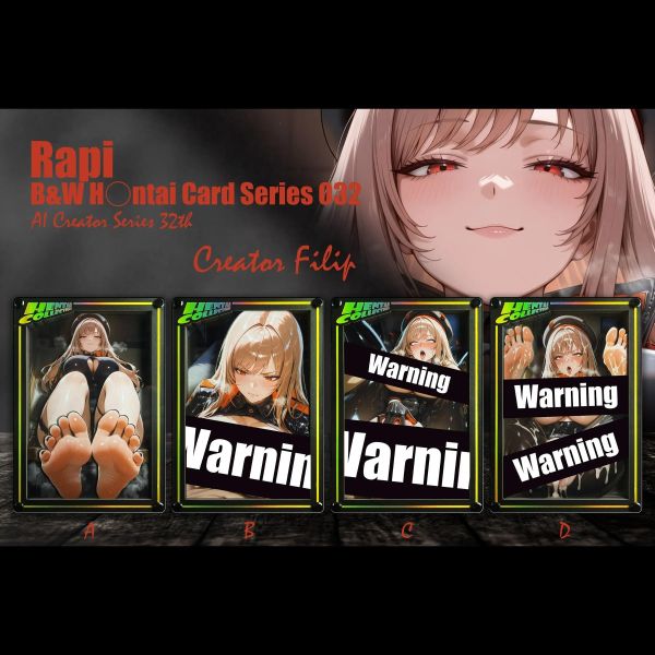【R18-海外代購】黑白畫映 B&W AI Creator系列桌面裝飾卡磚第三十二彈 拉毗 