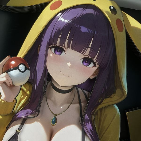 【海外代購】黑白畫映 B&W Studio Pikachu Girls系列 第六彈 費倫 立體裝飾畫 
