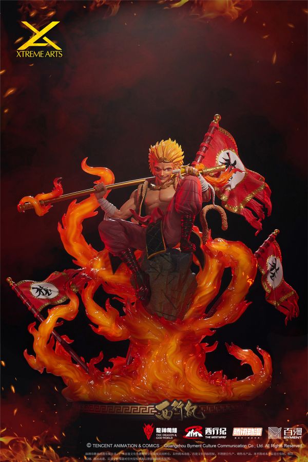 【海外代購】【40CM】XtremeArts 造極 《西行紀》正版授權 浴火重生 孫悟空 