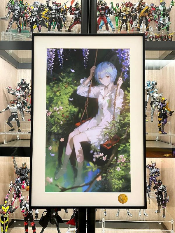 【海外代購】星空《午後綾波麗》EVA新世紀福音戰士裝飾畫 