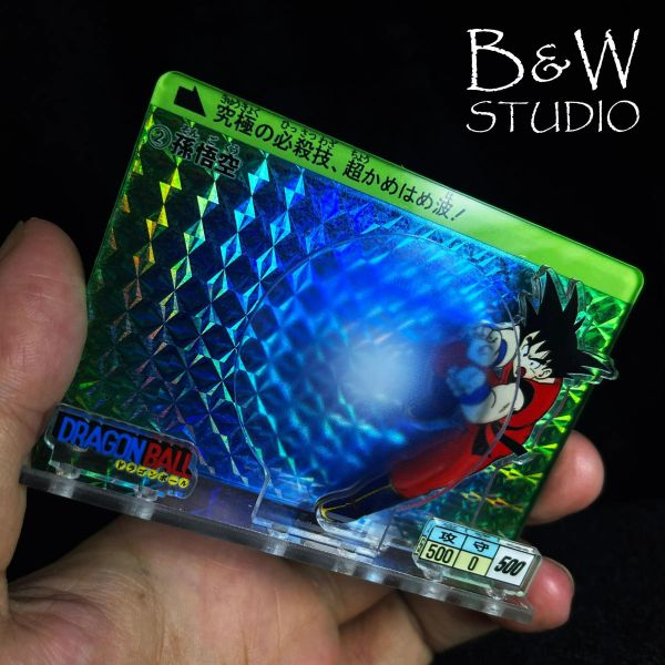 【海外代購】黑白畫映 B&W Studio 亞克力鐳射立牌 龍珠本彈1/2/3號卡 悟空 比克 DCS-001/DCS-002/DCS-003 