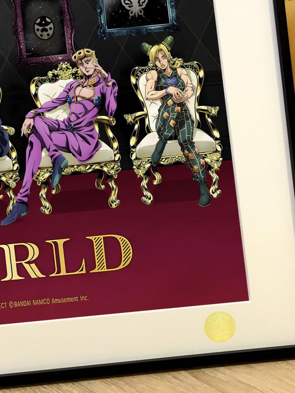 【海外代購】星空 《坐姿JOJO》JOJO的奇妙冒險承太郎仗助徐倫迪奧Dio石鬼面動漫裝飾畫 