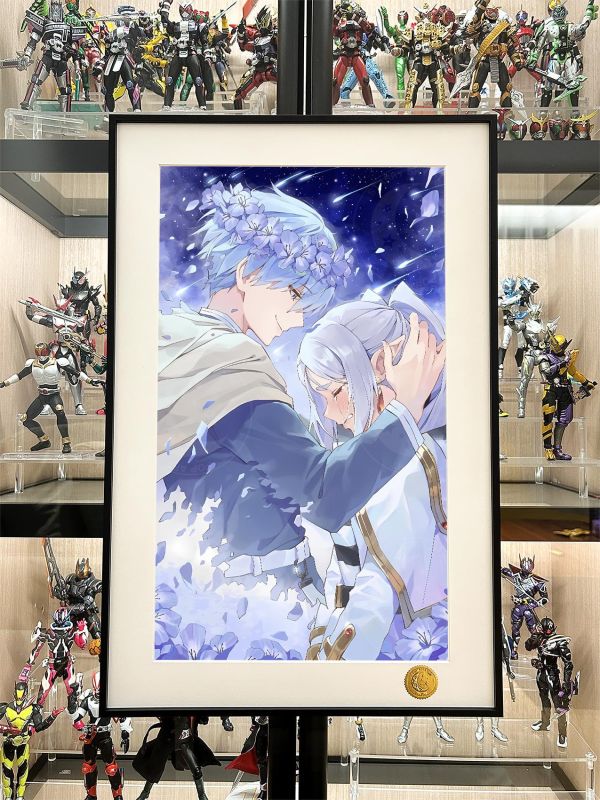 【海外代購】星空 《芙莉蓮的哭泣》辛美爾葬送的芙莉蓮Frieren菲倫Fern動漫藝術版畫裝飾畫 