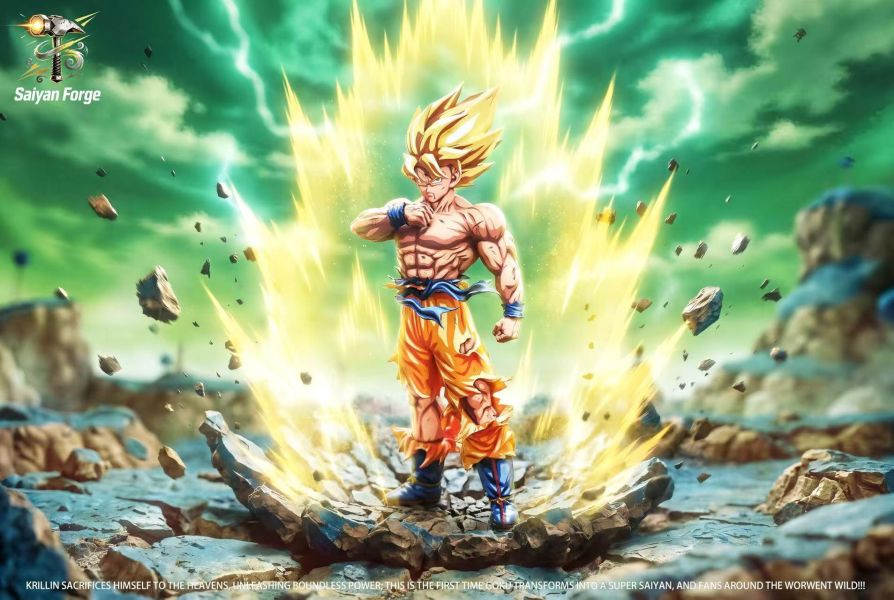 【預定】賽匠 SaniyahForge 宇宙最強覺醒 超級賽亞人 孫悟空（戰損重塗版） 