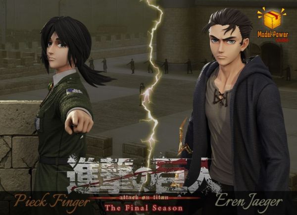 【已截單/代購洽客服】Model Power 私定係列 進擊的巨人第5彈 對峙名場面 艾倫耶格爾&皮克芬格爾 