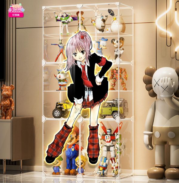 【海外代購】阿喵畫社 守護甜心 日奈森亞夢 1比1復刻臥室玄關超長燈帶畫 