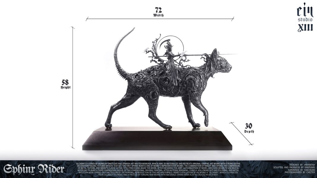 【海外代購】EIN NekroXIII聯名系列“煉金術”《Sphinx Rider》 