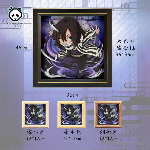 【海外代購】凹凸 PANDA 鬼滅之刃無限城篇 E款小芭內立體裝飾掛畫擺臺 