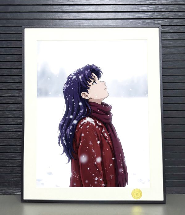 【海外代購】H2 《冬日葛城美里》EVA新世紀福音戰士明日香綾波麗初號機裝飾畫 