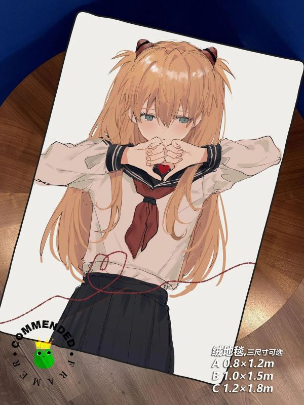 【海外代購】皇呱 《熾熱的少女心意》明日香裝飾畫 午睡毯 地毯 