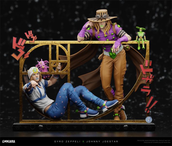 【預定】力量 CHIKARA JOJO的奇妙冒險 第七部 飆馬野郎 傑洛·齊貝林&喬尼·喬斯達 