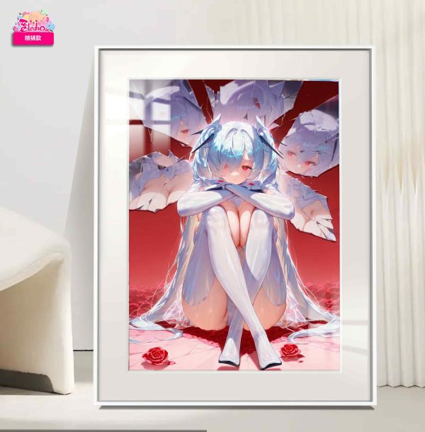 【海外代購】阿喵畫社 勝利女神 破碎 灰姑娘 展館級8k超清精裱畫 午睡毛毯 書桌掛毯 冰箱貼 