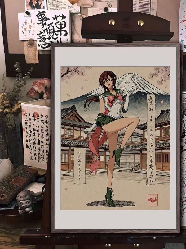 【海外代購】趣物堂 《浮世繪EVA美少女cos》 新世紀EVA戰士浮世繪明日香綾波麗真希波機甲福音初號機 