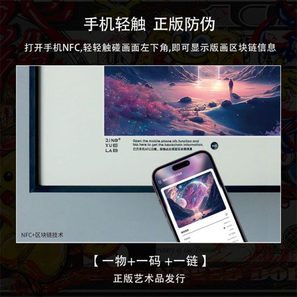 【海外代購】浪人 李建 五福臨門 NFC潮流版畫 